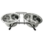 DOG/ CAT DOUBLE FEEDER (STAINLESS) 246g DC35