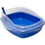 CAT TRAY WITH SCOOP ASSORTED COLOR BW871