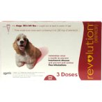 FLEA & TICK 3s FOR DOG 10.1kg-20kg (RED) RVR604D