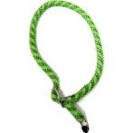 REFLECTIVE DOG COLLAR - ROPE (GREEN) (SMALL) BWNCIS9NGNS