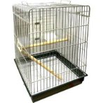 PARROT CAGE WITH 2 PLASTIC CUPS PHSB07Z