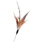 CAT TEASER - FEATHER (BROWN) BWAT3656