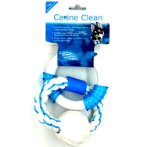 DOUBLE RINGS - NYLON & ROPE WITH NYLON BALL (BLUE) IDS0WB15429B