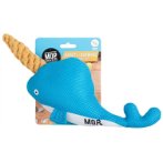 PLUSH ROPE TOY - NANCY THE NARWHAL (BLUE) PBL0MOP27