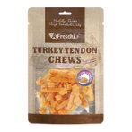 SOFT KNOTTED TURKEY TENDON - STRIPS 80g AFS-AFK300S