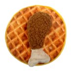 PLUSH CHICKEN & WAFFLE WITH SQUEAKER (16cm) IDS0WB21477