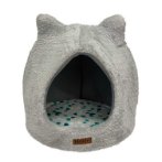 IGLOO-CAT HEAD SHAPE (GREY) (46x46x45cm) YF107124GY