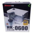 AQUARIUM HANG-ON FILTER 720 LITRES PER HOUR (6w) (8.9x7.5x12cm) FOR 35-50cm TANK USE AT-HK-0600