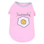 T-SHIRT-GOOD MORNING SUNNY SIDE UP (PINK) (SMALL) (25cm) SS0HD129PKS