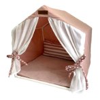 CAMPING HOUSE WITH CUSHION (PINK) (45x40x43cm) YF112171PK