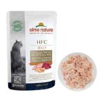 POUCH HFC JELLY TUNA, CHICKEN FILLET & HAM FOR CAT 55g AI05044
