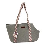 TOTE CARRIER (GREY/ PINK) (39x22x24cm) YF107235GY