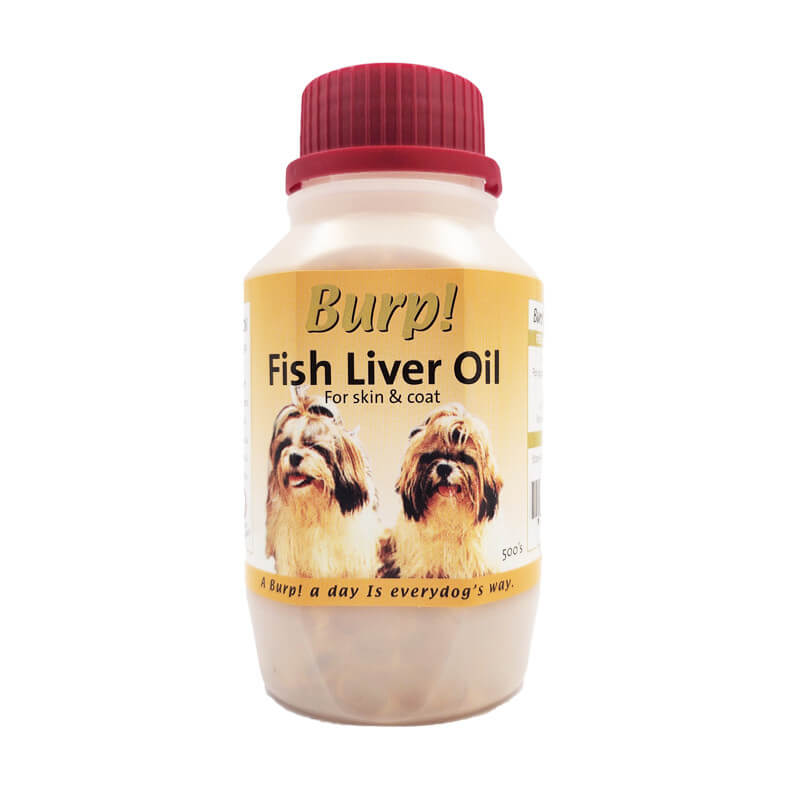 burp-fish-liver-oil-500tab-dog-supp-pet-lovers-centre