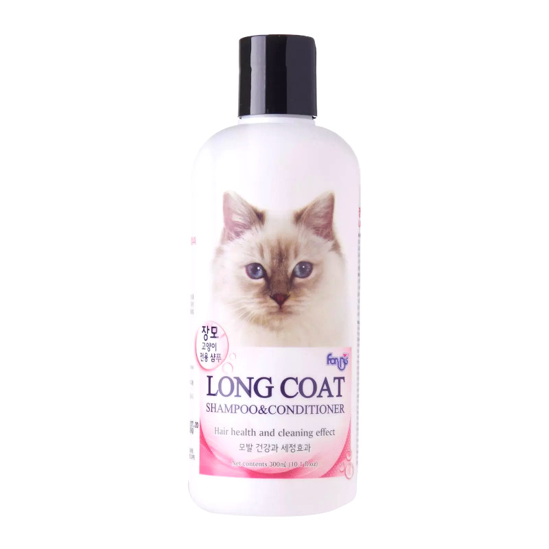 Forbis Long Coat Cat Shampoo & Conditioner 300ml | Cat Shampoo | Pet ...