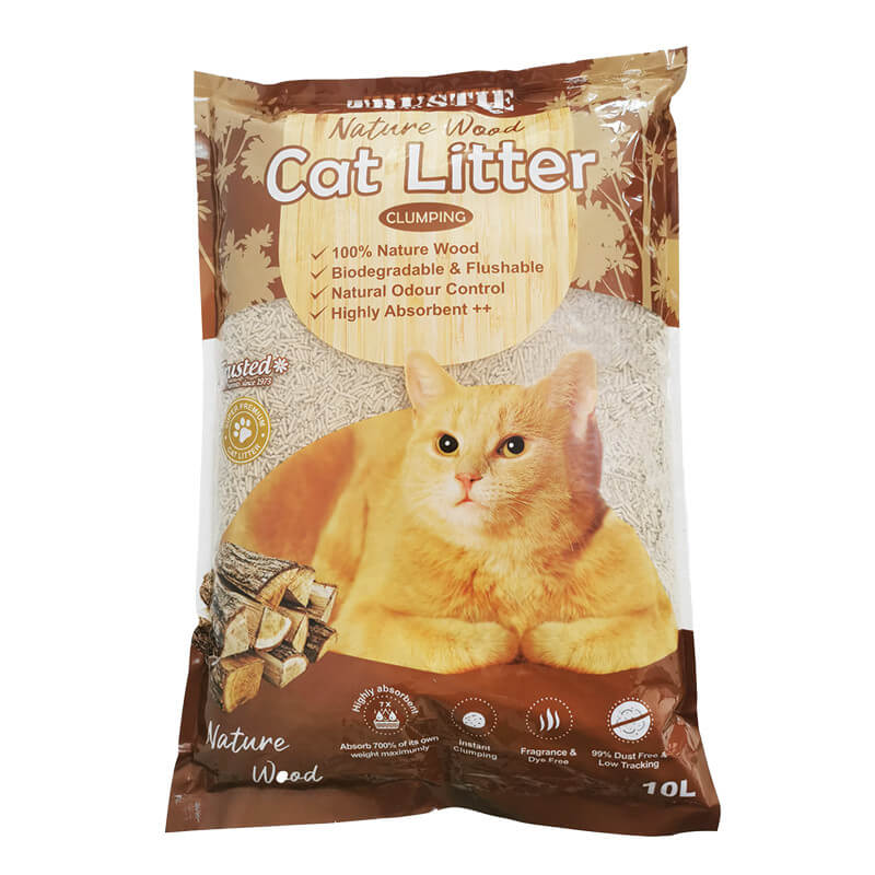 Trustie Natue Wood Cat Litter (Clumping) 10L(4.3kg) | Cat Litter | Pet ...